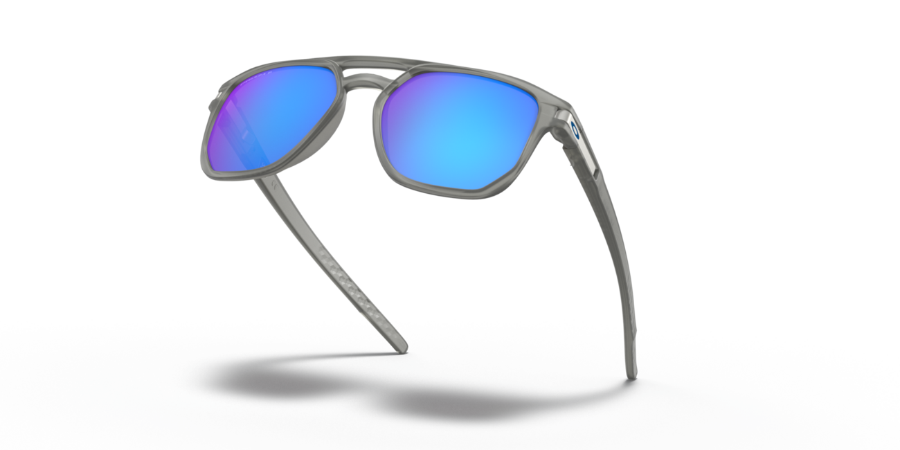 Oakley LATCH BETA слънчеви очила с рамка Matte Grey Ink и със стъкла Prizm Sapphir Irid Polar, 54