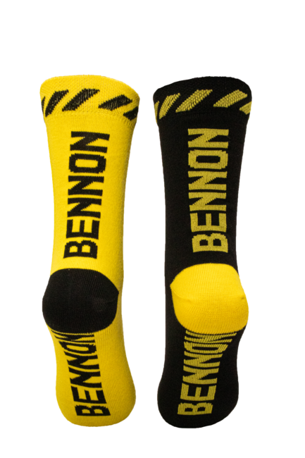 BENNON BENNONKY чорапи, жълта/черна