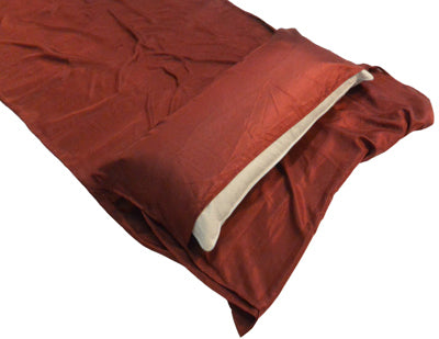Origin Outdoors Silk правоъгълна вложка за спален чувал, bordeaux
