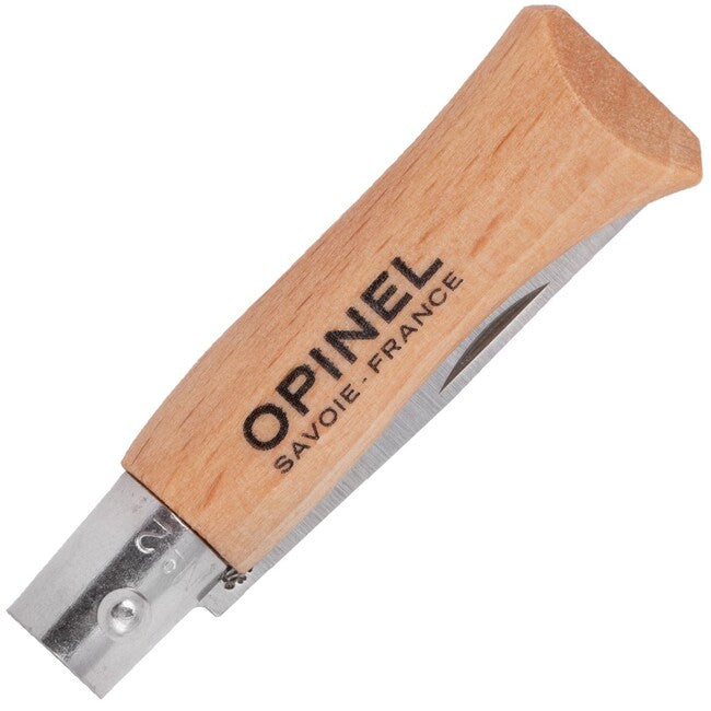 Opinel N°02 сгъваем нож Inox Beech, кафява