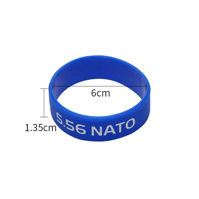 Leguon Volt гумена лента за означаване на магазин 5.56 mm, койот бяла