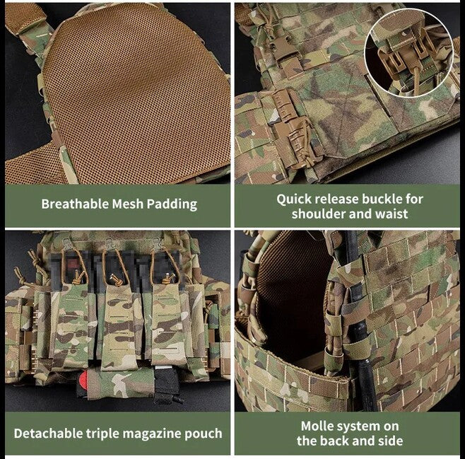 DRAGOWA Tactical Raven елек тактически, койот