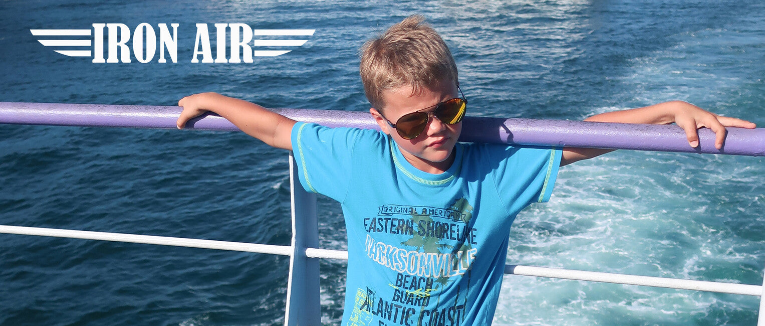 ActiveSol Kids Iron Air поляризационни слънчеви очила детски, оранжеви/облъчни