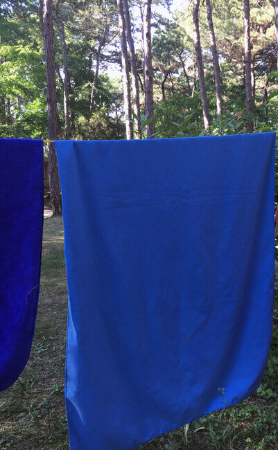BasicNature Velour кърпа 85 x 150 см, синя