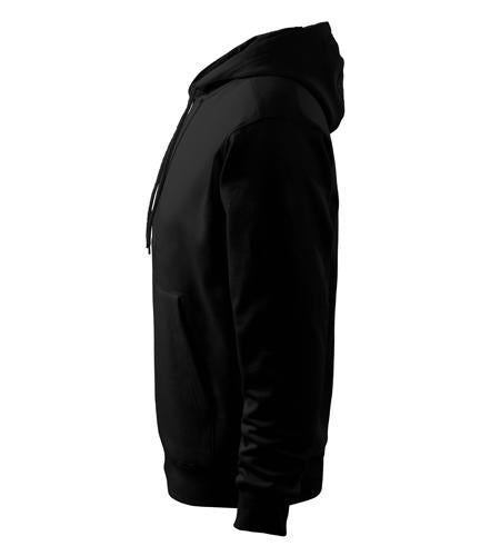 Malfini суитшърт с качулка 320g/m, черен