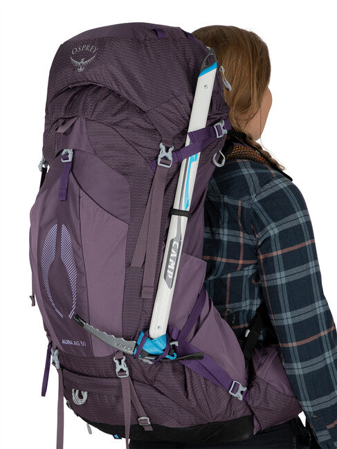 OSPREY AURA AG 50 туристическа раница, enchantment лилав