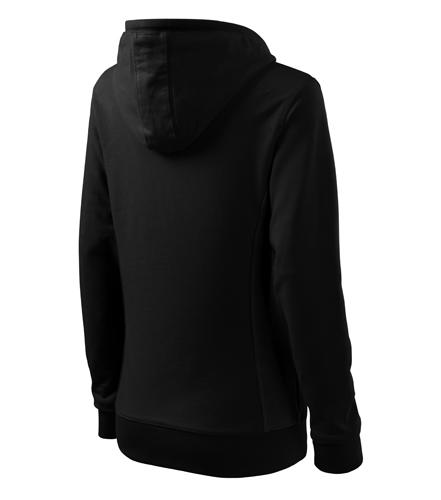 Malfini Kangaroo суитшърт дамски 280g/m2, черна