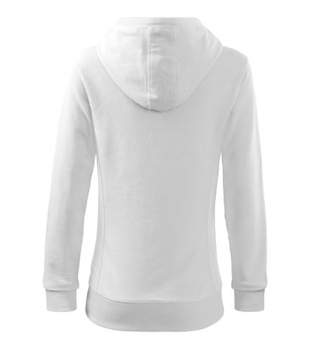 Malfini Kangaroo суитшърт дамски 280g/m2, бяла