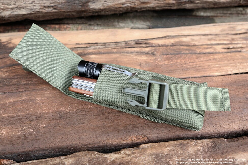 Brandit Molle Multi калъф среден, горски камуфлаж