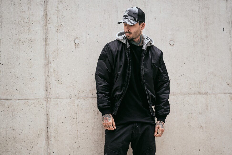 Brandit MA1 Hooded бомбър яке