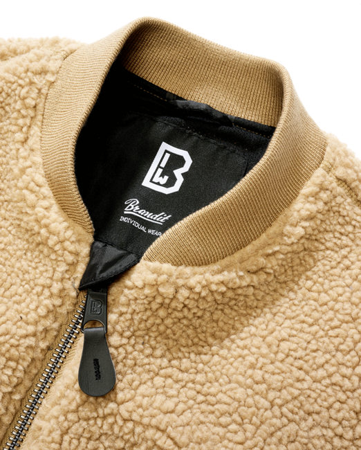 Brandit MA1 яке Sherpa, камилско