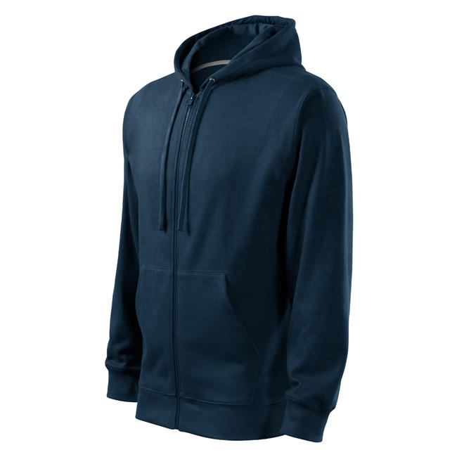 Malfini Trendy Zipper суитшърт 300g/m2, тъмносин