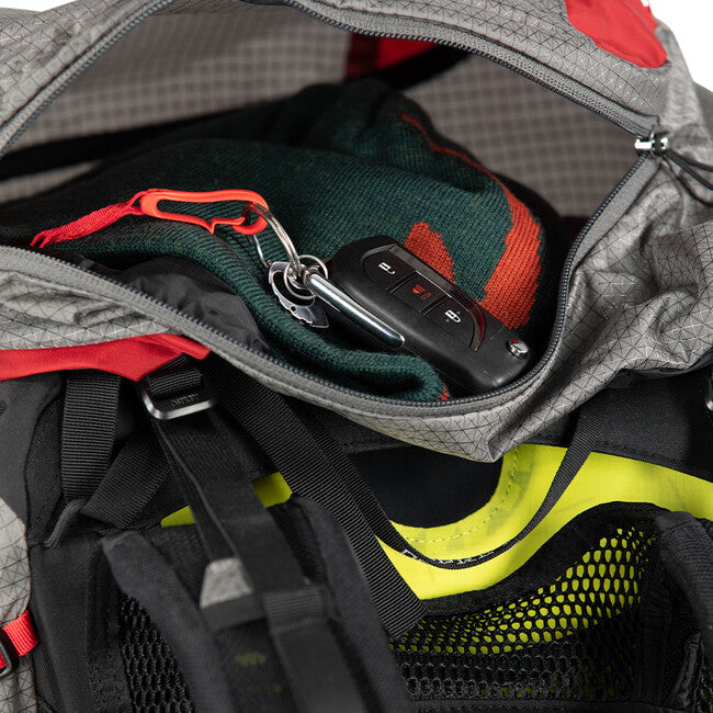 OSPREY EJA PRO 55 туристическа раница, dale сив/poinsettia червен