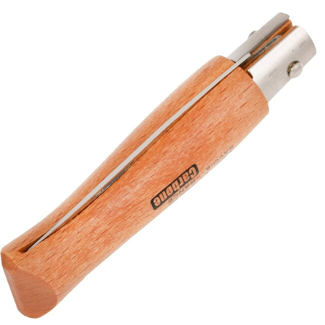 Opinel N°04 сгъваемо острие Carbon Beech, кафяво