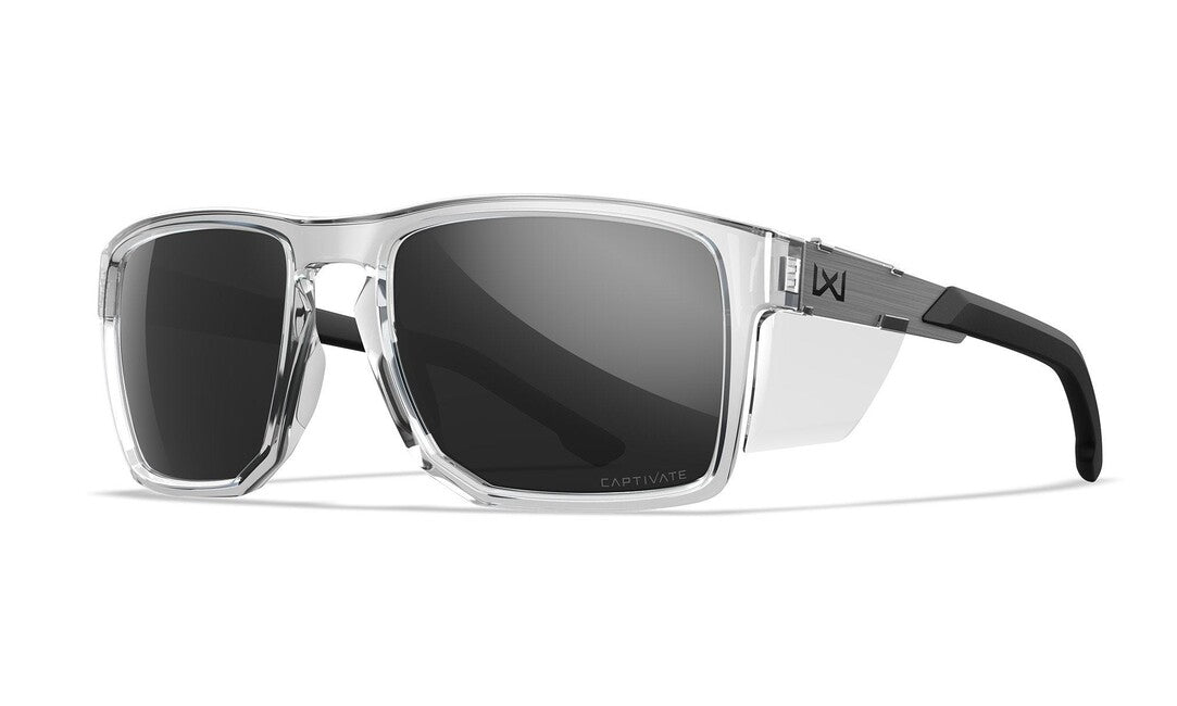 Wiley X Apex слънчеви очила, Captivate Grey/ Gloss Crystal Clear