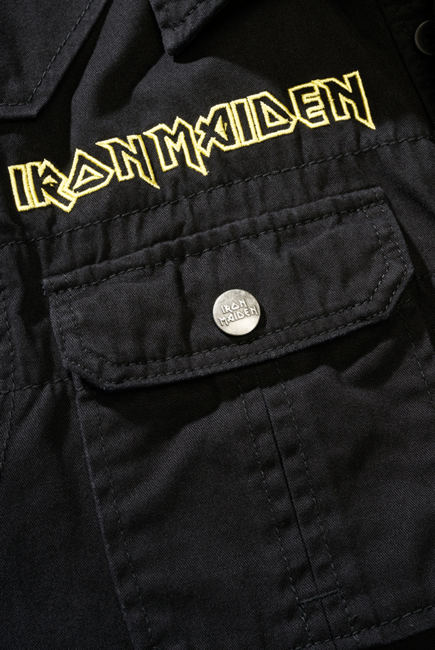 Brandit Iron Maiden FOTD винтидж риза без ръкави, черна