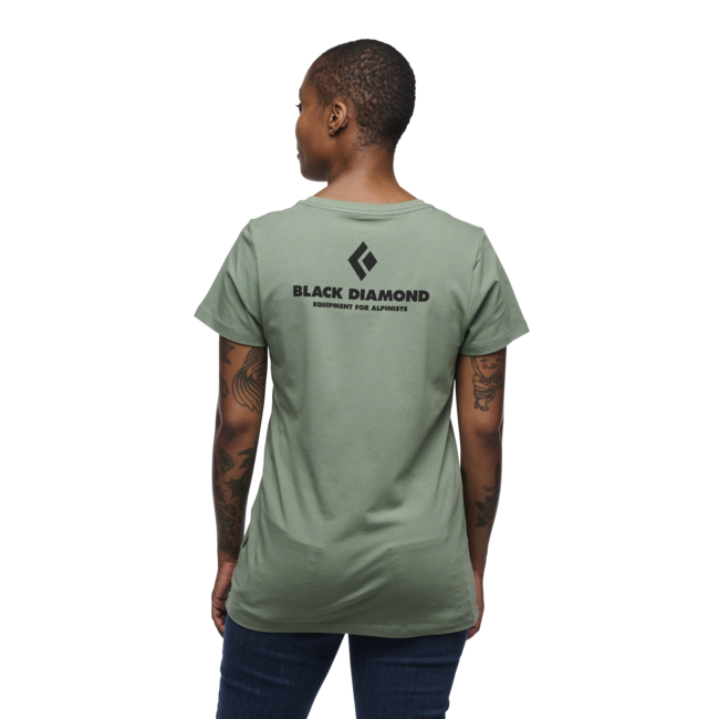 Black Diamond Equipment за Alpinists тениска дамска с кратък ръкав, лаврово зелено
