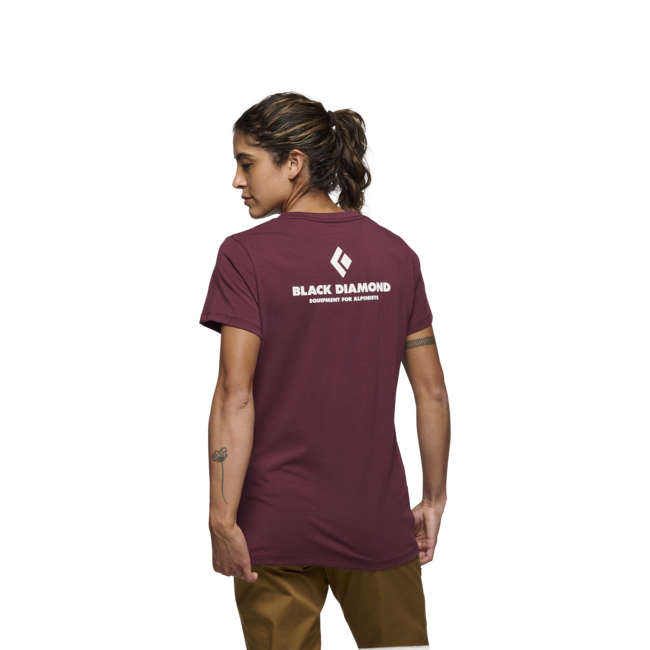 Black Diamond Equipment за Alpinists тениска дамски с къс ръкав, бордо