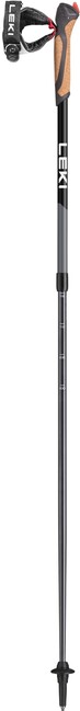 LEKI Spin скандинавски палки за ходене, черна-сребристо-сива-бяла, 100 - 130 cm