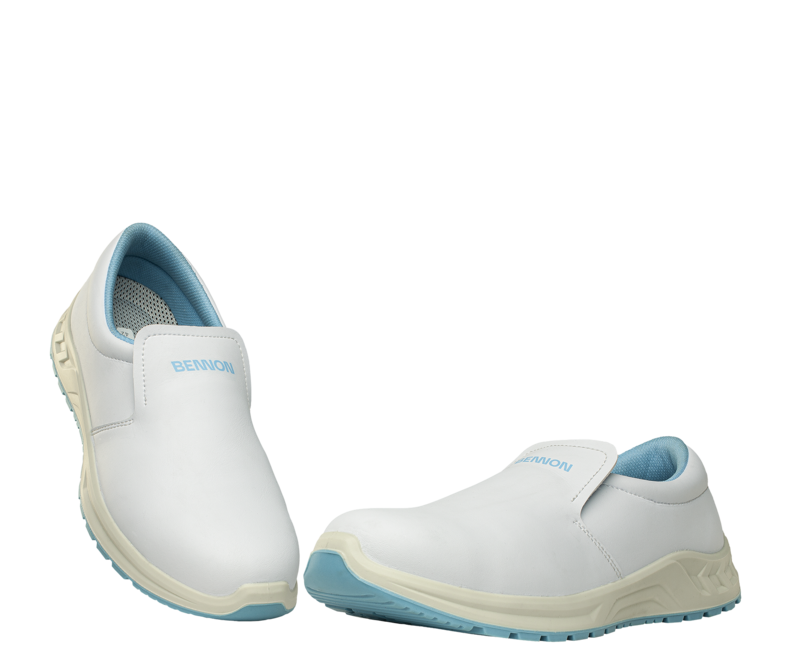 BENNON бяло S2 Moccasin работни обувки