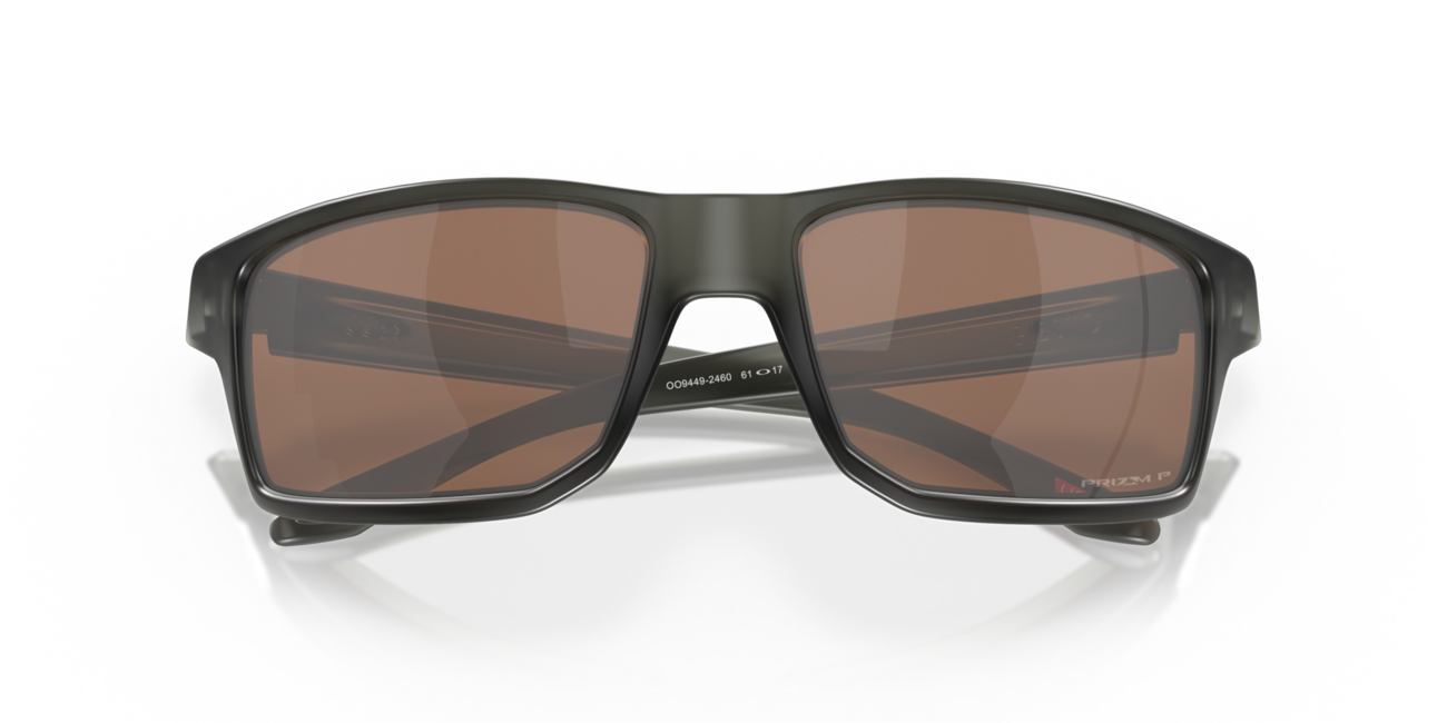 Слънчеви очила Oakley GIBSTON с рамка Matte Grey Smoke и стъкла Prizm Tungsten Polarized, 61