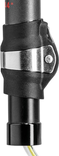 LEKI Makalu FX Carbon AS тракинг палици, светлосив-ярко червена-черна, 110 - 130 см