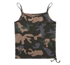 Brandit ženski majica brez rokavov s tankimi naramniki, darkcamo
