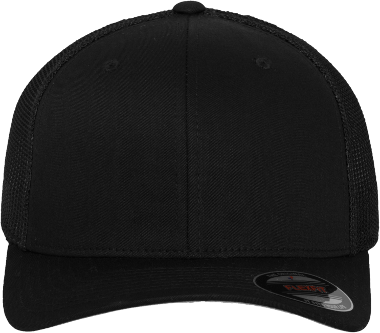 Brandit Flexfit Mesh Trucker мрежеста шапка с козирка, черна