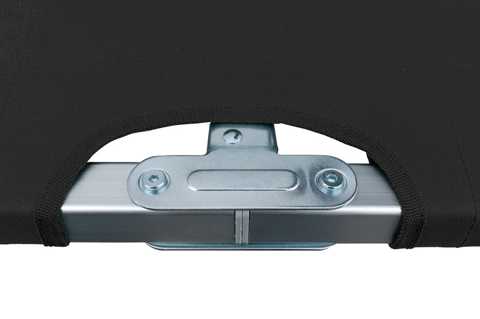 BasicNature Alu-Campbed туристическо легло, черно, 210 см