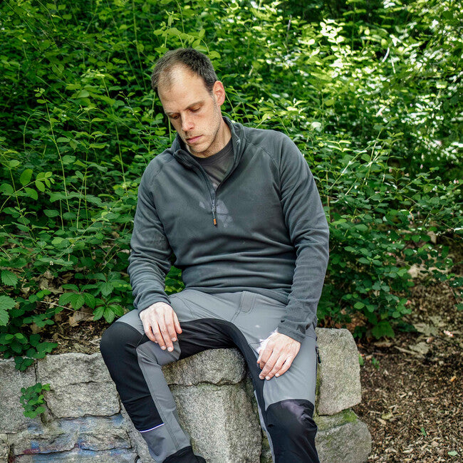BENNON POLAROS Fleece Hoodie, Grey