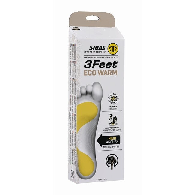 Sidas 3Feet Eco Warm High ортопедични стелки с поддържка