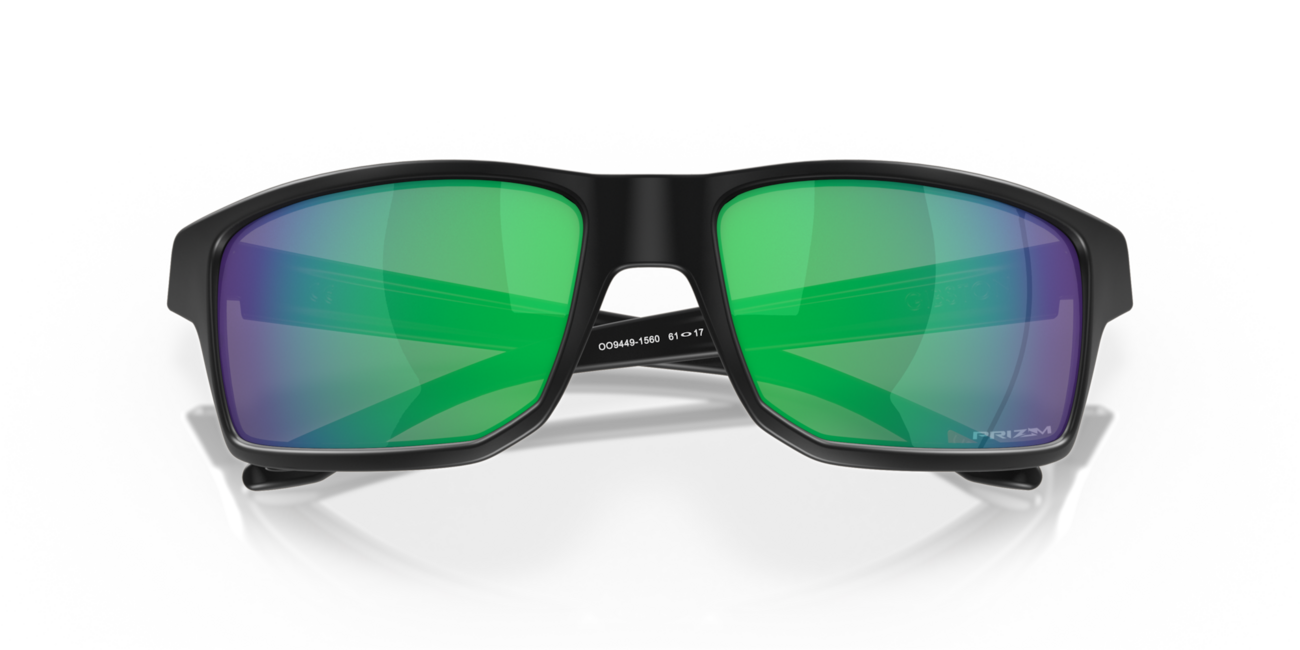 Oakley GIBSTON слънчеви очила с матирана черна рамка и Prizm Jade стъкла, 61