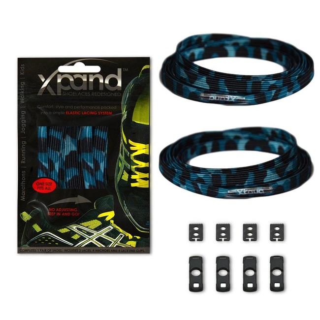 Xpand Elastic еластични шнурки за обувки, небесносин