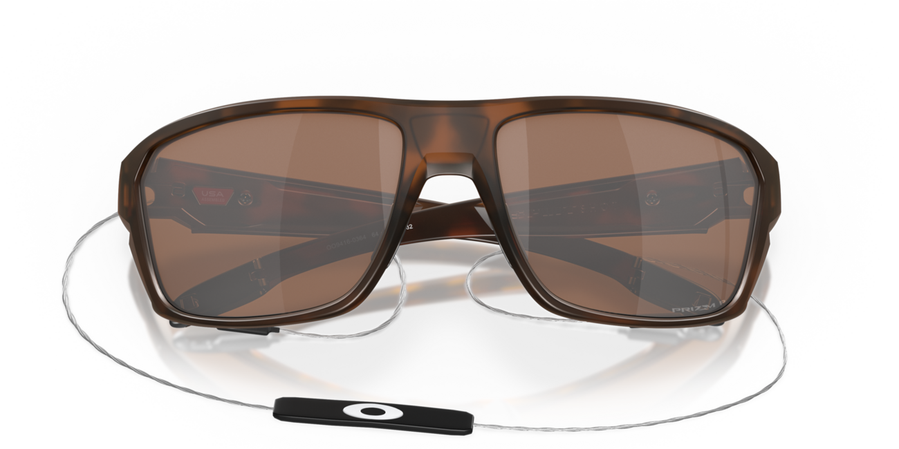 Oakley SPLIT SHOT слънчеви очила с рамка Matte Brown Tortoise и със стъкла Prizm Tungsten Polarized, 64
