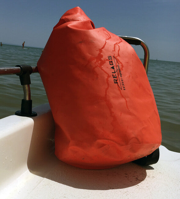 BasicNature 500D водонепроницаем раница 35 L, червена