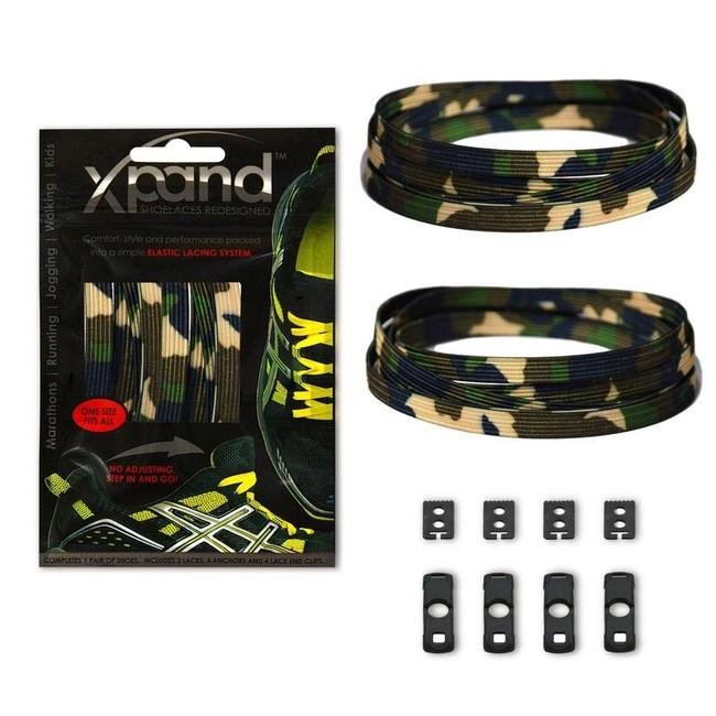 Xpand Elastic еластични шнурки за обувки, горска