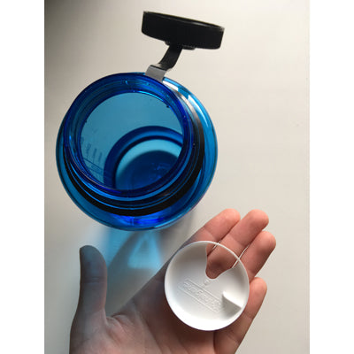 Nalgene Sipper вставка за бутилка 53 mm, червена