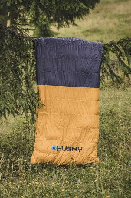 HUSKY Drafy хартиена зимна спална торба -20, синя/оранжева
