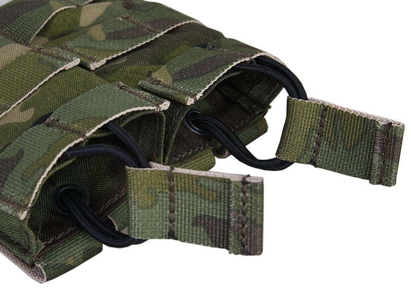 Emersongear модулно отворено двойно калъф за магазини 5.56, черна, 500D