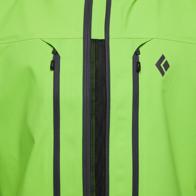 Black Diamond Dawn Patrol Hybrid Shell преходна яке, мъжко, ярко зелено