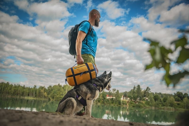 HUSKY Enjoy Long спален чувал, синьо-оранжев