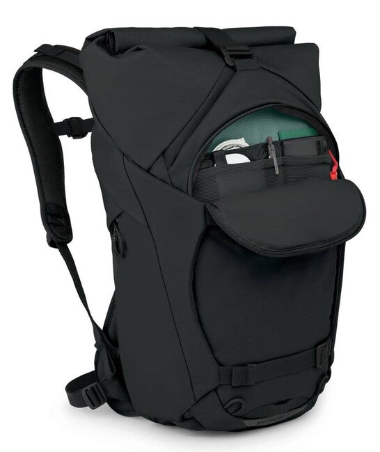 OSPREY METRON ROLL TOP PACK градски раница, черна