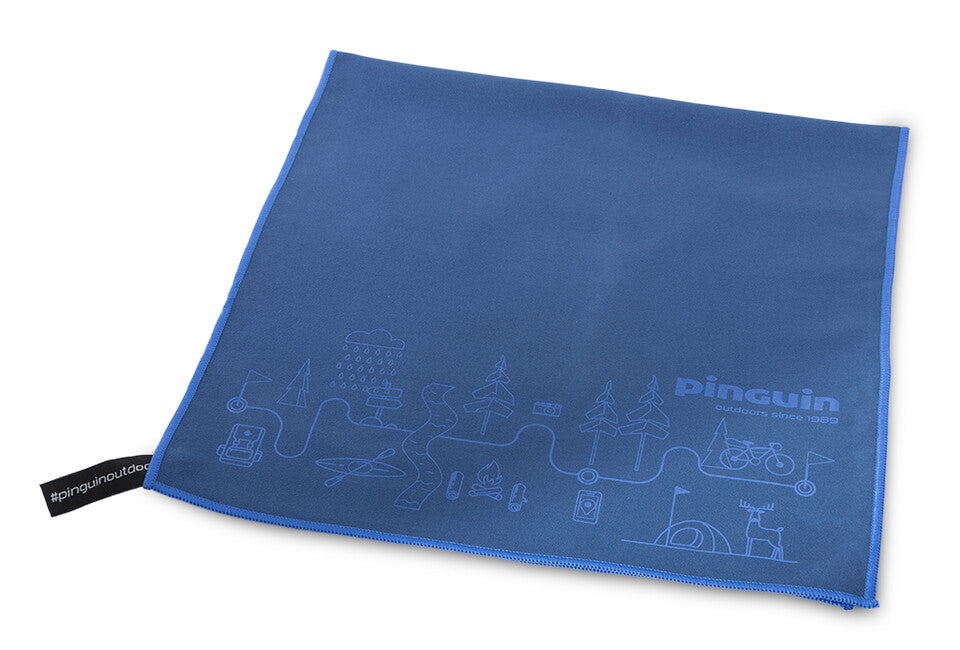 Pinguin Micro кърпа Map кърпа 60 x 120 см, синя
