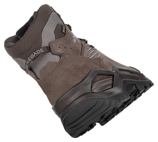 LOWA Renegade EVO GTX MID men's trekking shoes, espresso/seaweed