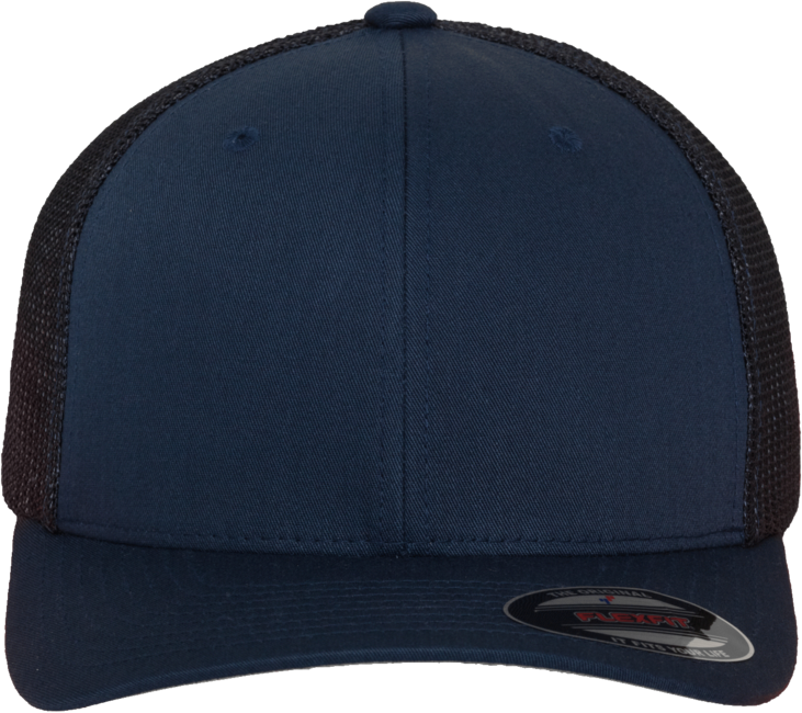 Brandit Flexfit Mesh Trucker мрежеста шапка с козирка, тъмносиня