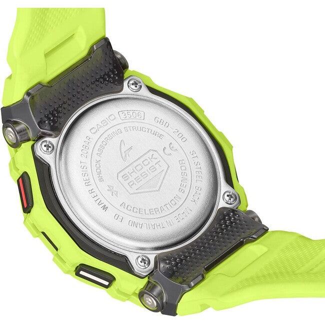 Casio G-Shock GBD-200-9ER часовник, черен/жълт