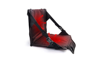 Origin Outdoors компактно отопляемо седалище, черно
