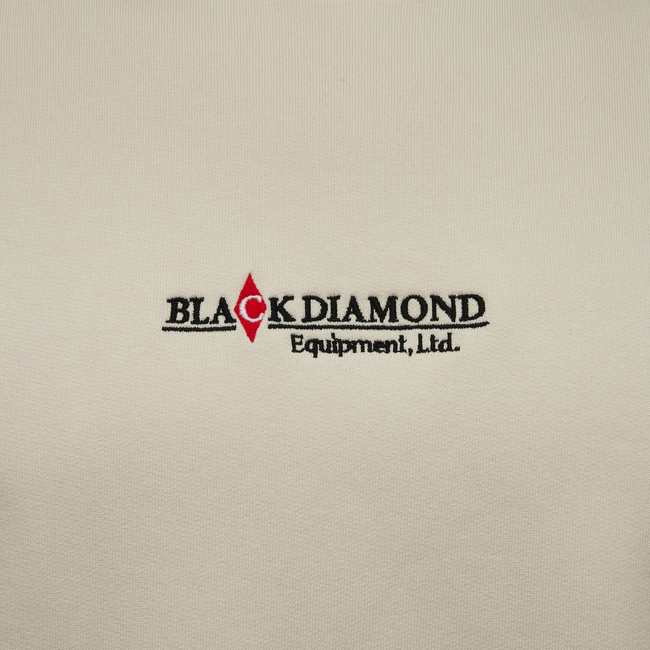Black Diamond Heritage Wordmark суитшърт мъжки, бял