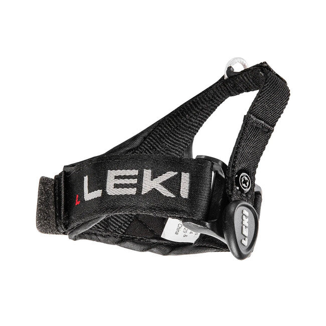 LEKI Bold S ски бастун, тъмна антрацит-ярка червена-бяла