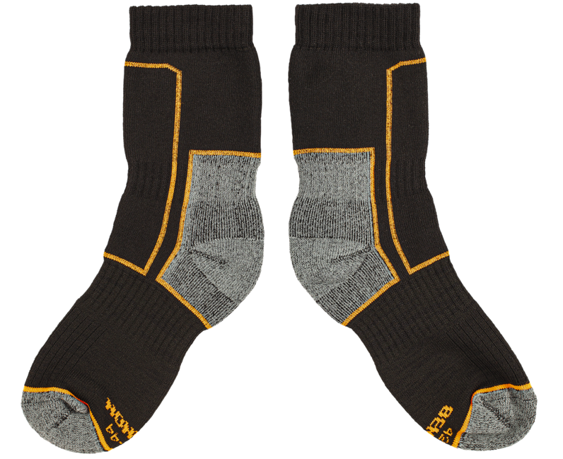 BENNON TREK Sock трекови чорапи, черна/оранжева